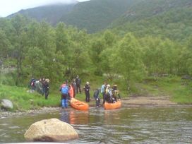Canoes are populare activities