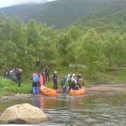 Canoes are populare activities