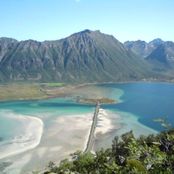 Views aus Heia richtung Grunnførfjorden