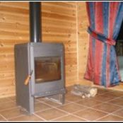 Cabin 16-17 fireplace