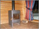 Cabin 16-17 fireplace