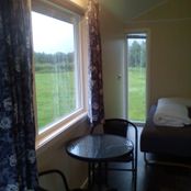 Cabin 19-22, tabel and chairs for inside and terasse .