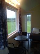 Cabin 19-22, tabel and chairs for inside and terasse .