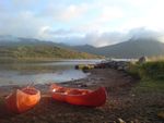 Canoes and kayak are a popular activity in the campsite